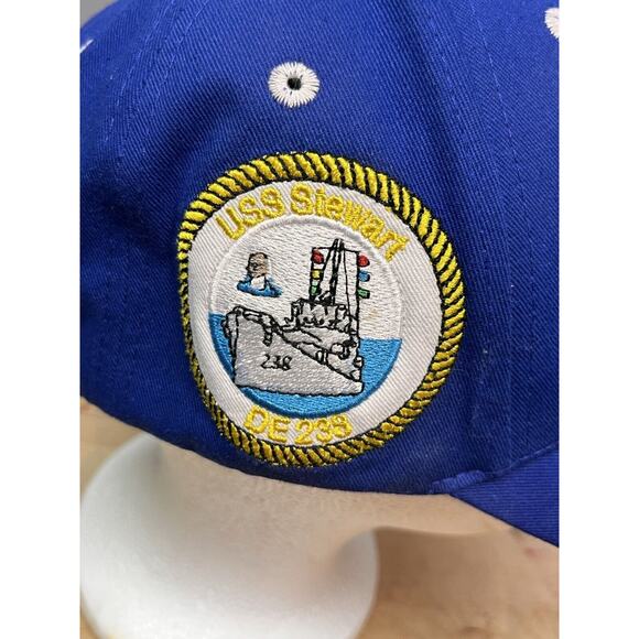 Galveston Naval Museum / Lucky Lady Defender Blue Cap Hat Embroidered Adjustable - Picture 6 of 7